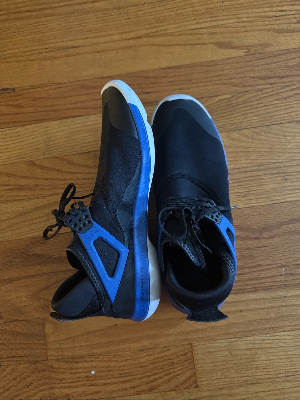 Nike Jordan Fly 89 - Black and Blue Slip-On Sneakers